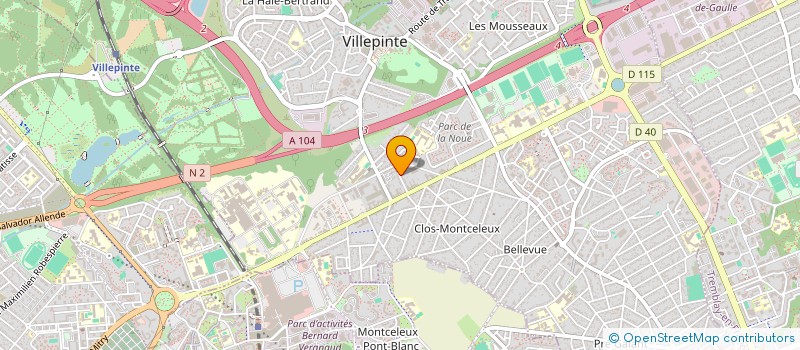 localisation de l'entreprise F.A.S INVEST  VILLEPINTE