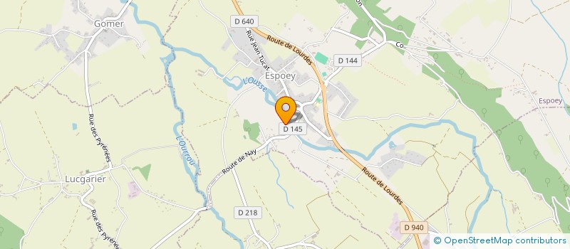 localisation de l'entreprise F.A.S.M.  ESPOEY