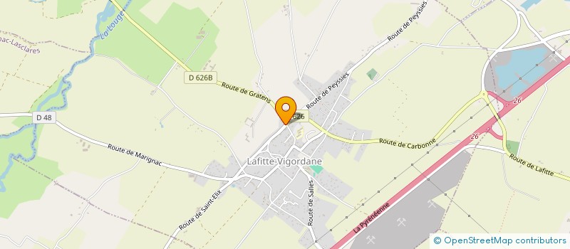 localisation de l'entreprise F.A. SERVICES à LAFITTE-VIGORDANE