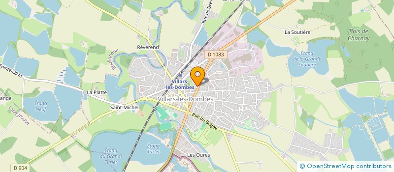 localisation de l'entreprise F.A.T  VILLARS-LES-DOMBES