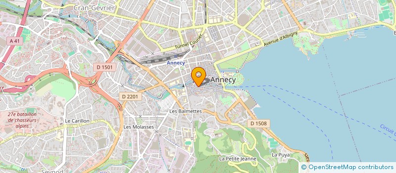 localisation de l'entreprise F.A.T.A à ANNECY