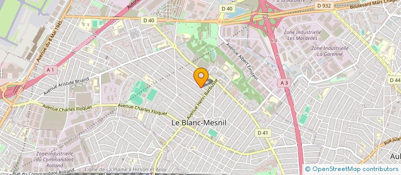 localisation de l'entreprise F.A.Y IMMO à LE BLANC-MESNIL