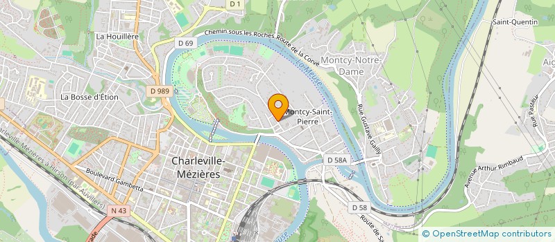 localisation de l'entreprise F.A.Z à CHARLEVILLE-MEZIERES