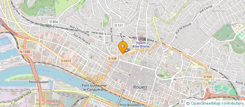 localisation de l'entreprise F-AERO  ROUEN