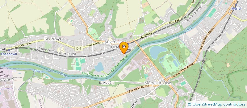 localisation de l'entreprise F-AERO SERVICES  AUVERS-SUR-OISE