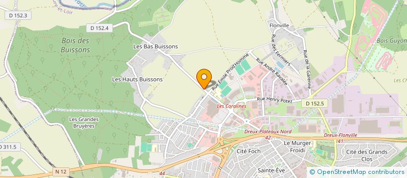localisation de l'entreprise F AND CO à DREUX