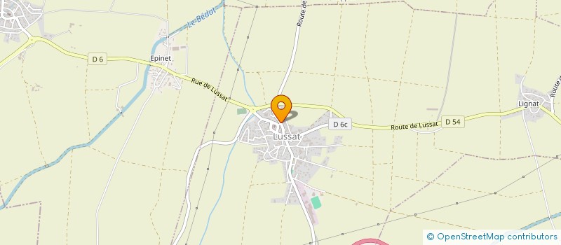 localisation de l'entreprise F AND CO à LUSSAT