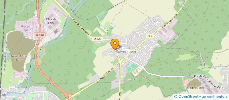 localisation de l'entreprise F AUTO  PULVERSHEIM