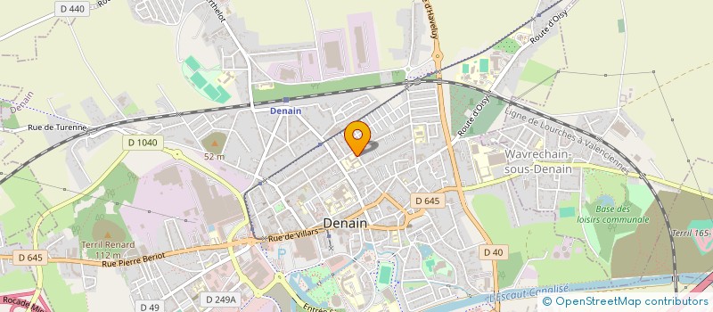 localisation de l'entreprise F.AUTOS  DENAIN