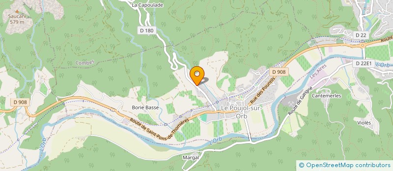 localisation de l'entreprise F.B.2C à LE POUJOL-SUR-ORB