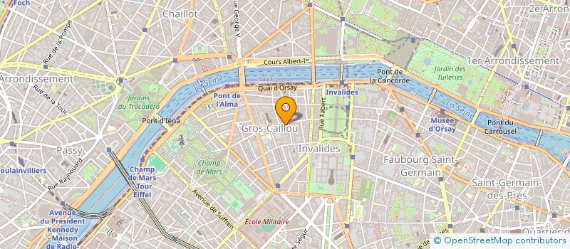 localisation de l'entreprise F B  PARIS