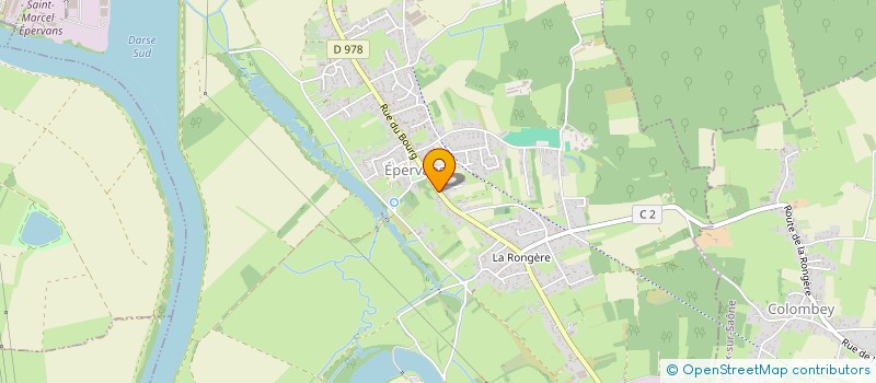 localisation de l'entreprise F & B  EPERVANS