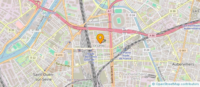 localisation de l'entreprise F&B-ALL SERVICES  SAINT-DENIS