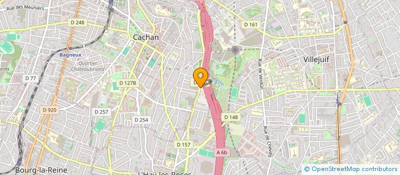 localisation de l'entreprise F.B.AUTOS  L'HAY-LES-ROSES