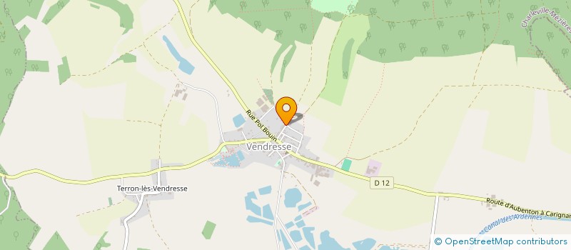 localisation de l'entreprise F.B. AVENIR  VENDRESSE