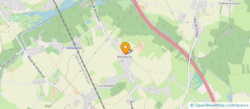 localisation de l'entreprise F.B CONCEPT  TEMPLEUVE-EN-PEVELE