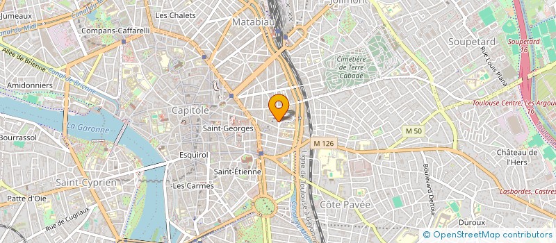 localisation de l'entreprise F.B. CONSTRUCTIONS  TOULOUSE