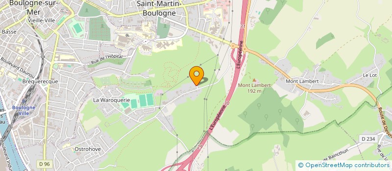 localisation de l'entreprise F.B.D à SAINT-MARTIN-BOULOGNE