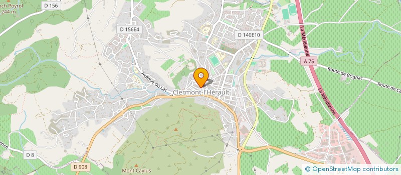 localisation de l'entreprise F.B.E. POUR FLAVIO BARDIS ELECTRICITE à CLERMONT-L'HERAULT