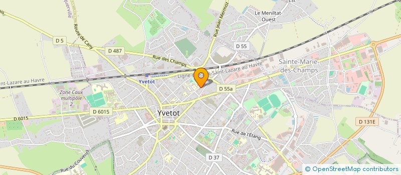 localisation de l'entreprise F/B EVENT à YVETOT