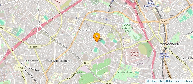 localisation de l'entreprise F.B.G.S BATIMENT à MONTREUIL