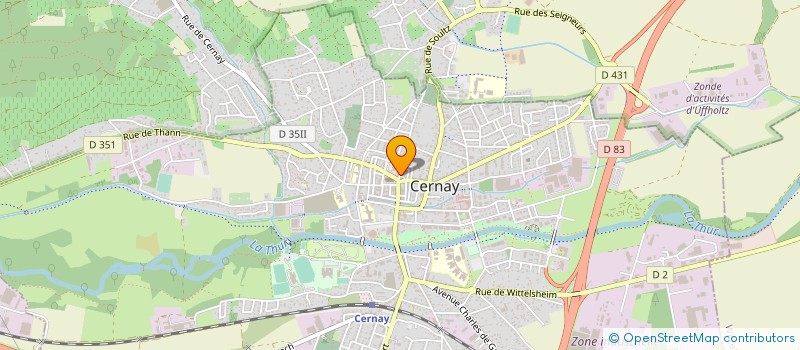 localisation de l'entreprise F.B.H. DIFFUSION à WATTWILLER