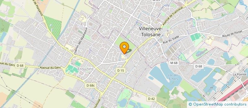 localisation de l'entreprise F.B.I  FROUZINS