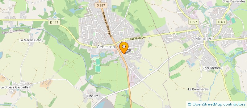 localisation de l'entreprise F.B.IMMO 44  GENESTON