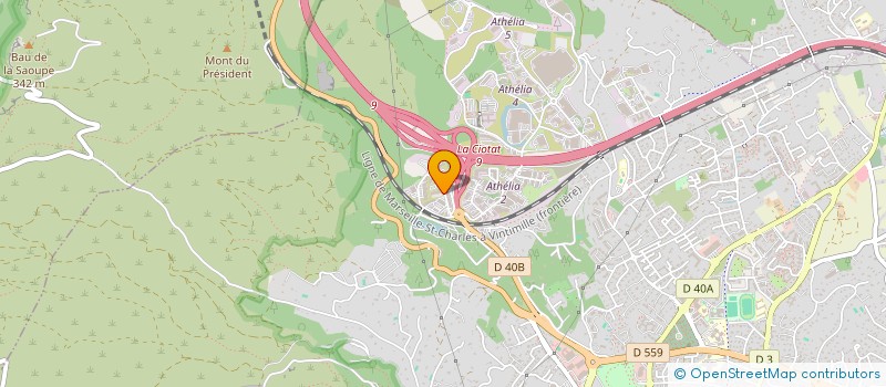 localisation de l'entreprise F.B INVEST  LA CIOTAT