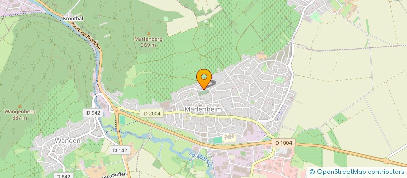 localisation de l'entreprise F.B.L. à MARLENHEIM
