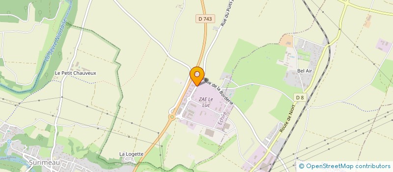 localisation de l'entreprise F.B MOTORS  ECHIRE