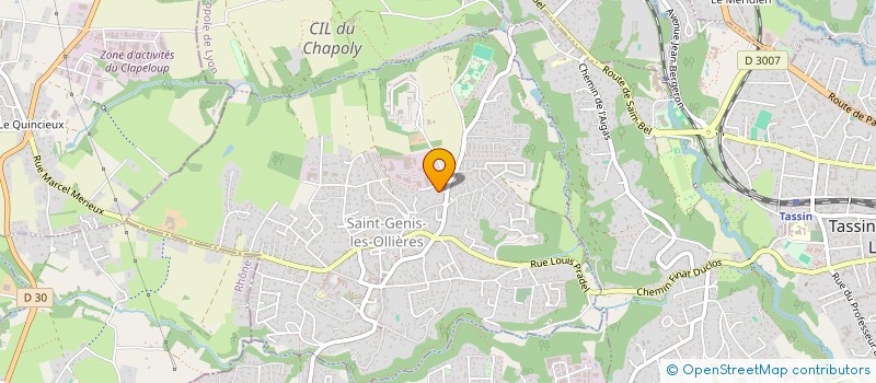 localisation de l'entreprise F&B NUMERIC  SAINT-GENIS-LES-OLLIERES