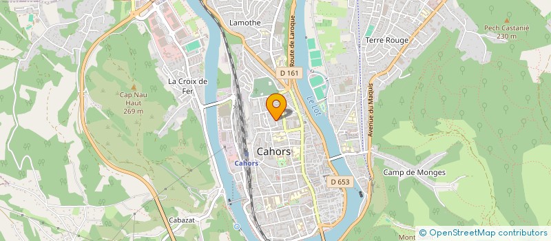 localisation de l'entreprise F.B PATRIMOINE  CAHORS