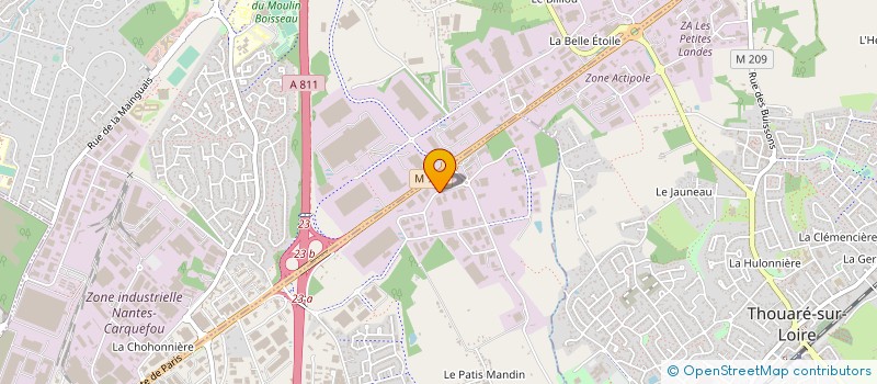 localisation de l'entreprise F B PROCEDES à SAINTE-LUCE-SUR-LOIRE
