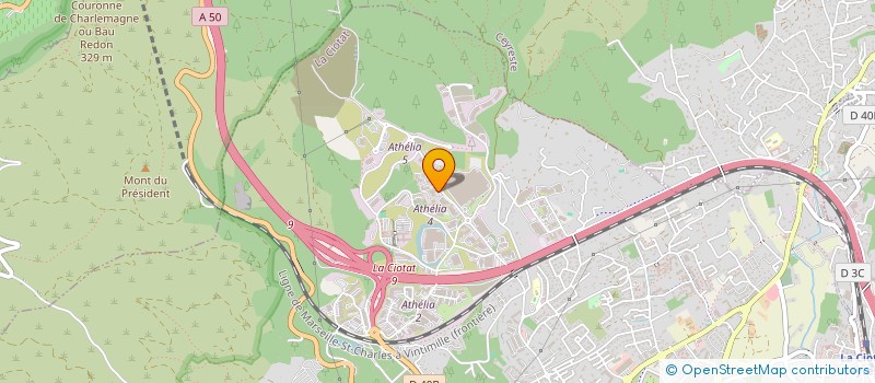 localisation de l'entreprise F.B. RACING DISTRIBUTION  LA CIOTAT