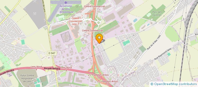 localisation de l'entreprise F.B. STRATEGIES à VENDIN-LE-VIEIL
