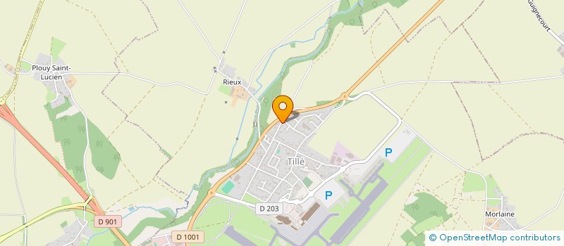 localisation de l'entreprise F B TRANS  TILLE