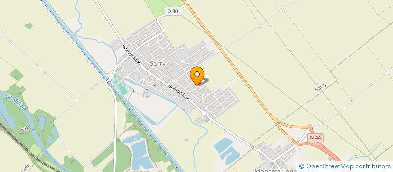 localisation de l'entreprise F B TRANSPORT  SARRY