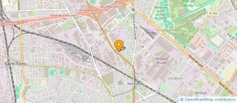 localisation de l'entreprise F BATIMENT  VENISSIEUX