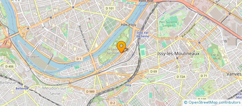 localisation de l'entreprise F&BCAPITAL à ISSY-LES-MOULINEAUX