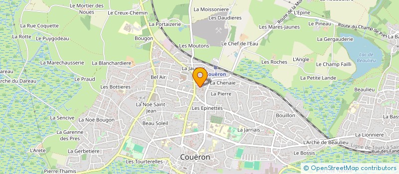 localisation de l'entreprise F.BECHEMIN & C à COUERON