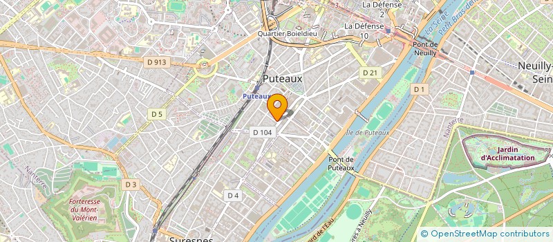 localisation de l'entreprise F.BH à PUTEAUX