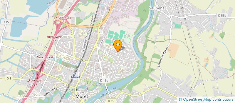 localisation de l'entreprise F BOIS SARL  MURET