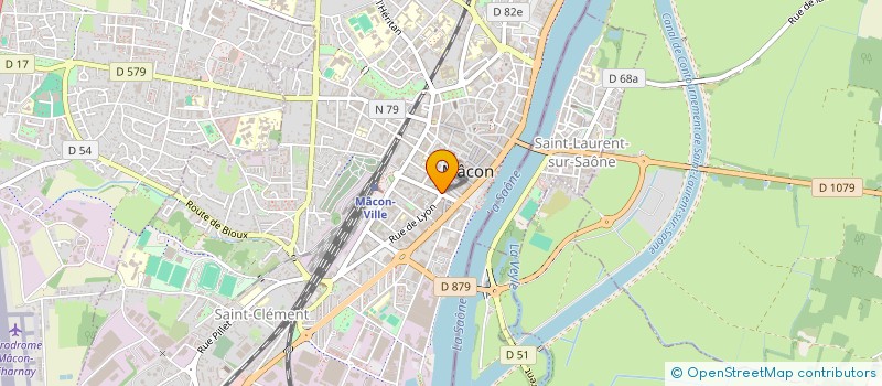 localisation de l'entreprise F.BREUIL HABITAT  MACON