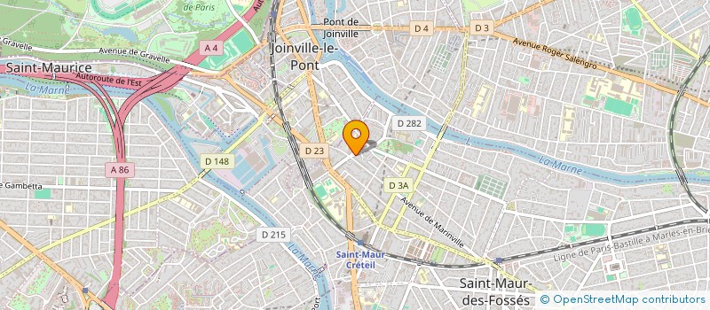 localisation de l'entreprise F.C à SAINT-MAUR-DES-FOSSES