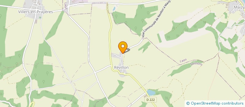 localisation de l'entreprise F.C.  LES SEPTVALLONS