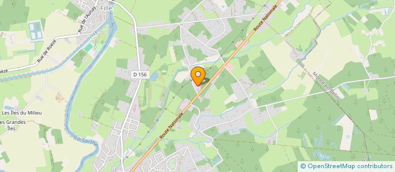 localisation de l'entreprise F.C.A IMMOBILIER  GUECELARD