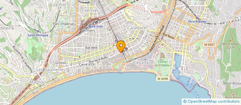 localisation de l'entreprise F.C. AND Y.F. HOLDING à NICE