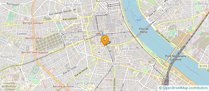 localisation de l'entreprise F.C.C. à BORDEAUX