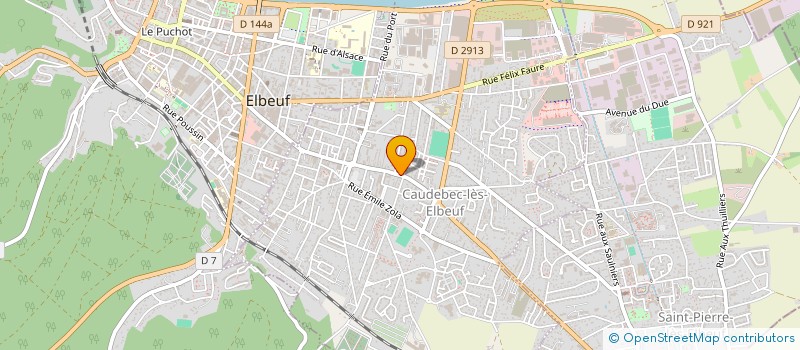 localisation de l'entreprise F.C.C.N  CAUDEBEC-LES-ELBEUF